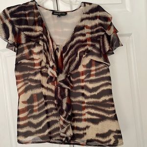 Jones New York multi color shirt